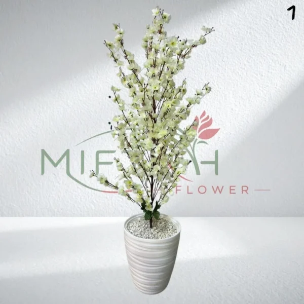 Cerisier artificiel en fleurs - 1,30m